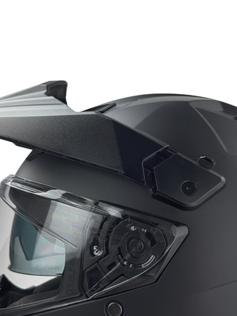 KASK CROSS ENDURO NAXA CZARNY ODPINANY DASZEK ROZMIAR XXL 