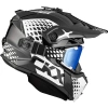 KASK CROSS ENDURO CKX CZARNY-BIAŁY ROZMIAR XL