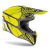 KASK CROSS ENDURO AIROH WRAAP ŻÓŁTO-SZARY XL