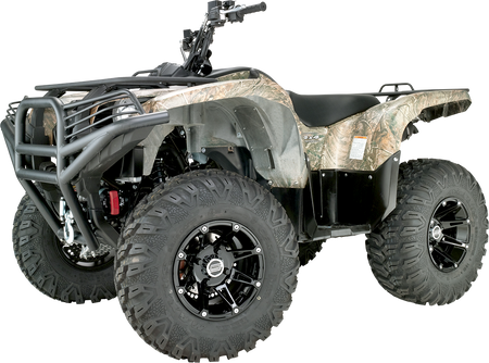 KOMPLET FELG MOOSE RACING 14X7 4/136 4+3 CZARNE BENDA REDSTONE R2 550