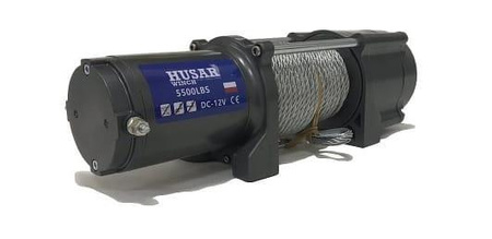 WYCIĄGARKA HUSAR 5500LBS BST S LINA STALOWA (2494KG)