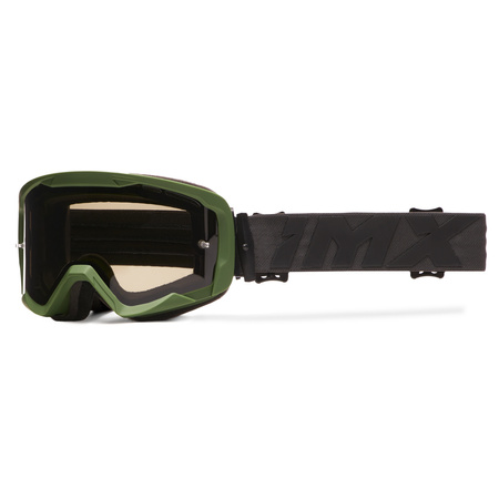 GOGLE IMX ENDURANCE FLIP GREEN MATT/BLACK - SZYBA DARK SMOKE + CLEAR (2 SZYBY W ZESTAWIE)