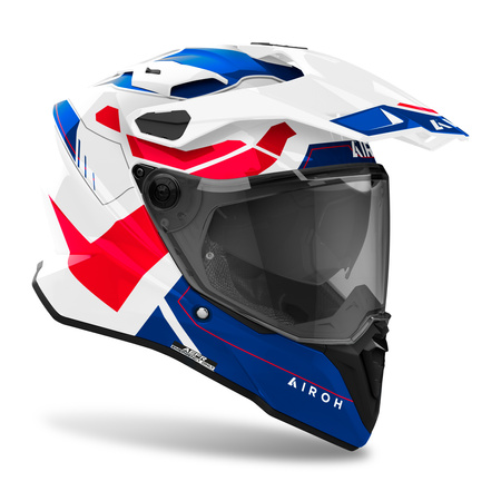 KASK AIROH COMMANDER 2 REVEAL BLUE/RED GLOSS L