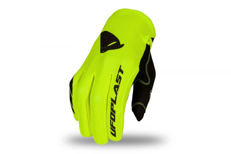UFO 2022/10 KOLEKCJA 2023 RĘKAWICE SKILL RADIAL CROSS / E-BIKE KOLOR ŻÓŁTY FLUO ROZMIAR XL