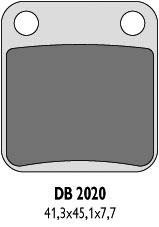 DELTA BRAKING KLOCKI HAMULCOWE KH54 - ZASTĘPUJĄ DB2371OR-D