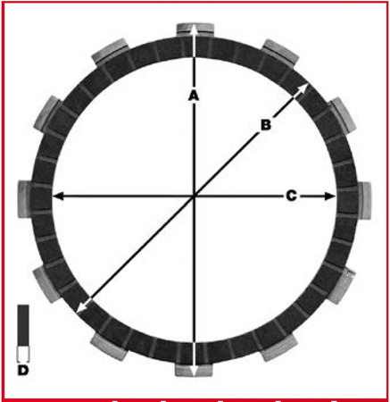 TRW LUCAS TARCZE SPRZĘGŁOWE HONDA CR 80 / 85 84-08, CBF 125 09-15, XL 125 85-91, XR 125 03-08, TRX 250 97-11, YAMAHA MT 125 14-, YZF 125 14-, (EBS1119)