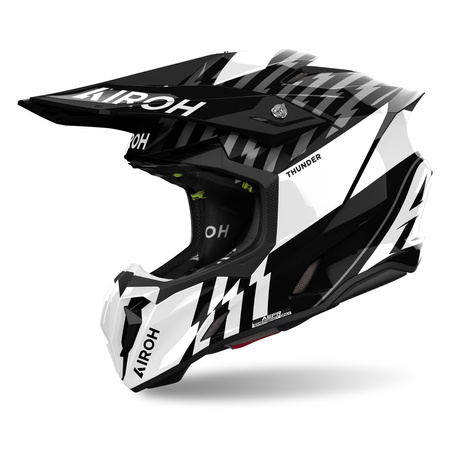 KASK AIROH TWIST 3 THUNDER BLACK/WHITE GLOSS M