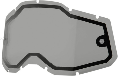 SZYBA DO GOGLI ACCURI 2 RACECRAFT 2 STRATA 2 - PODWÓJNA PRZYCIEMNIANA
