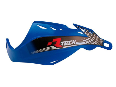 RACETECH OSŁONY RĄK (HANDBARY) GLADIATOR EASY KOLOR NIEBIESKI (Z MOCOWANIAMI NA KIEROWNICĘ 22,2MM I 28,6MM)