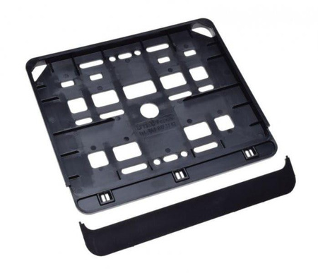 RAMKA TABLICY REJESTRACYJNEJ CZARNA