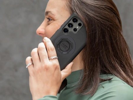 ETUI POKROWIEC NA TELEFON SAMSUNG GALAXY S24 ULTRA QUADLOCK MAG CZARNY PIERŚCIEŃ