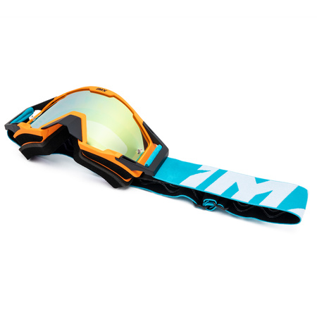 GOGLE CROSS ENDURO OFF ROAD IMX RACING SAND POMARAŃCZOWE