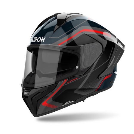 KASK AIROH MATRYX WIDE RED GLOSS M