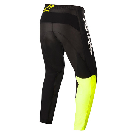 SPODNIE ALPINESTARS CZARNE ŻÓŁTE FLUID ROZMIAR 30