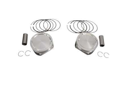 KOMPLET TŁOKÓW (4T) POLARIS SPORTSMAN 850 '09-'21, SCRAMBLER 850 '13-'21 (STD +0,50 MM = 87,43 MM) (11.0:1 CR)