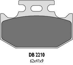 DELTA BRAKING KLOCKI HAMULCOWE KH152, KH152/2 - ZASTĘPUJĄ DB2210MX-N ORAZ DB2210QD-N