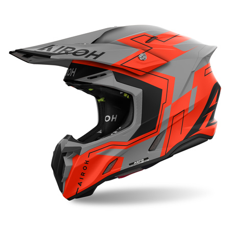 KASK AIROH TWIST 3 DIZZY ORANGE FLUO MATT M