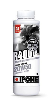 IPONE R4000 RS 20W50 OLEJ SILNIKOWY SEMISYNTETYK 1L (ESTER, MA2) (AKC) (15)
