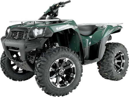 KOMPLET FELG MOOSE RACING 14X8 4/156 4+4 CZARNE POLARIS