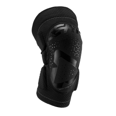 LEATT (2023/2024) NAKOLANNIKI OCHRANIACZE KOLAN 3DF 5.0 KNEE GUARD BLACK KOLOR CZARNY ROZMIAR S/M