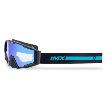 GOGLE IMX SAND CROSS ENDURO OFF ROAD CZARNO-NIEBIESKIE