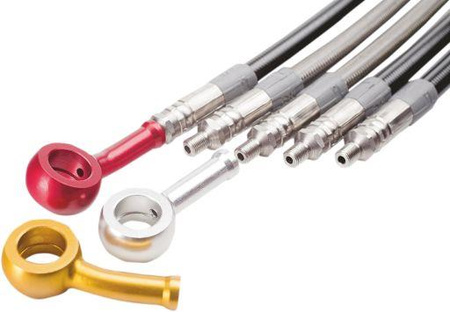 PRZEWODY HAMULCOWE HYDRAULICZNE W STALOWYM OPLOCIE VARIOFLEX - 35 CM