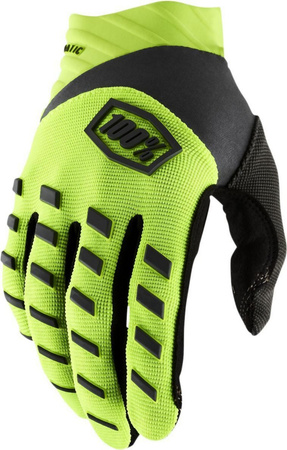 100 PROCENT (2023) RĘKAWICE AIRMATIC FLUO YELLOW/BLACK KOLOR CZARNY ŻÓŁTY FLUO/CZARNY ROZMIAR 2XL