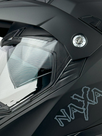 KASK CROSS ENDURO NAXA CZARNY ROZMIAR L 