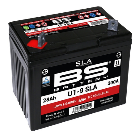BS BATTERY AKUMULATOR SLA - U1-9  12V 28AH