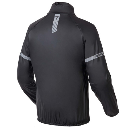 KURTKA PRZECIWDESZCZOWA REBELHORN CZARNA ROZMIAR XS