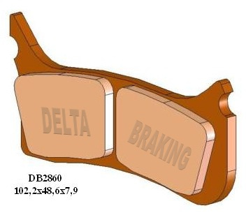 DELTA BRAKING KLOCKI HAMULCOWE KH406 SUPERMOTO FRONT