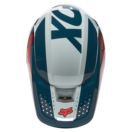 KASK FOX V-1 SZARY-POMARAŃCZOWY ROZMIAR M