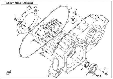 PÓŁOŚ NAPĘDOWA POLARIS RZR XP 1000 PRZÓD LEWA PRAWA