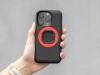 ETUI POKROWIEC TELEFON IPHONE QUAD LOCK® MAG - IPHONE 15 PRO CZARNY PIERŚCIEŃ