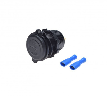 ŁADOWARKA MOTOCYKLOWA USB DO MOCOWANIA W OWIEWCE 