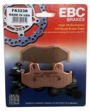 KLOCKI HAMULCOWE EBC FA323R YAMAHA YFZ 450 RAPTOR 700 GRIZZLY 700