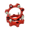 DYSTANSE DO QUADA 2SZT 4/136 30MM CZERWONE ANODOWANE BENDA REDSTONE 550 CAN-AM OUTLANDER RENEGADE MAVERICK COMMANDER KAWASAKI PRAIRIE QJ MOTOR