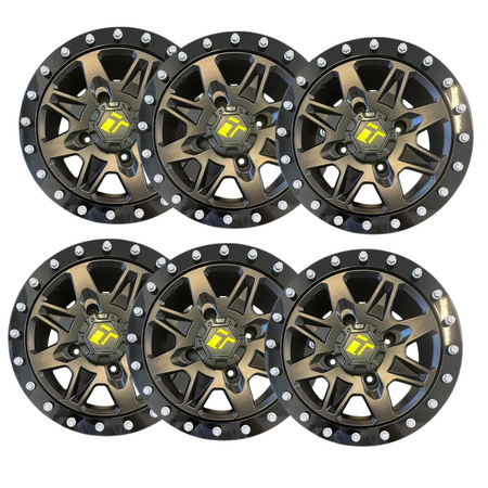 KOMPLET FELG ICE TEC 4/136 14X7 6+1 BEADLOCK CAN-AM MAVERICK X3 2014-2024 NIE "R'KA"