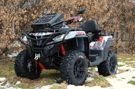 ZDERZAK PRZÓD CZARNY CF MOTO 1000 850 OD 2020