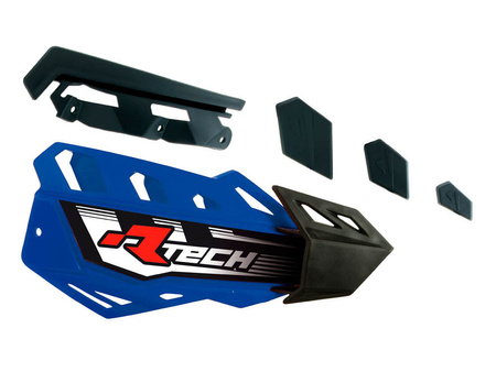RACETECH PLASTIKI ZAMIENNE DO OSŁON RĄK (HANDBARÓW) FLX / ALU / ATV KOLOR NIEBIESKI