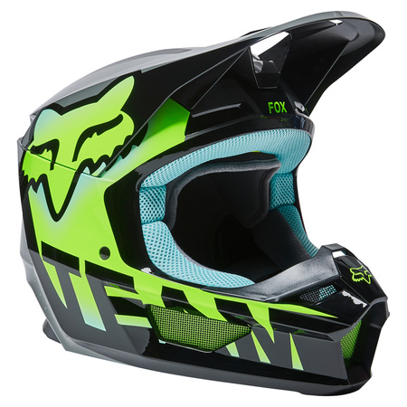 KASK CROSS ENDURO FOX V-1 CZARNY FLUO ROZMIAR XL