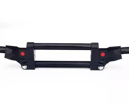 KIEROWNICA ANTYWIBRACYJNA Z ELASTOMEREM CZARNA 28MM