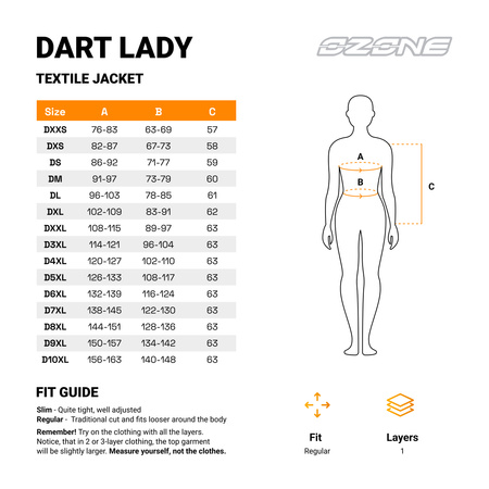 KURTKA TEKSTYLNA OZONE DART LADY BLACK D4XL