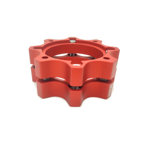 DYSTANSE 2SZT 4/136 50MM CZERWONE ANODOWANE BENDA REDSTONE 550 CAN-AM KAWASAKI QJ MOTOR