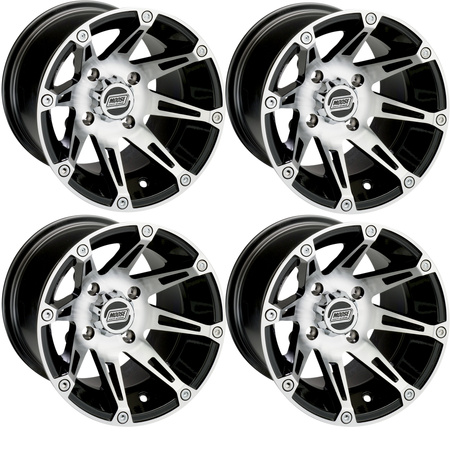 KOMPLET FELG MOOSE RACING 12X7 4/136 4+3 BENDA REDSTONE R 550 2025-