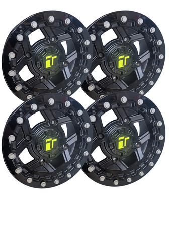 KOMPLET FELG ICE TEC 4/156 5+1 12X6 BEADLOCK POLARIS SCRAMBLER 1000  S SPORTSMAN 1000 S 20-25 