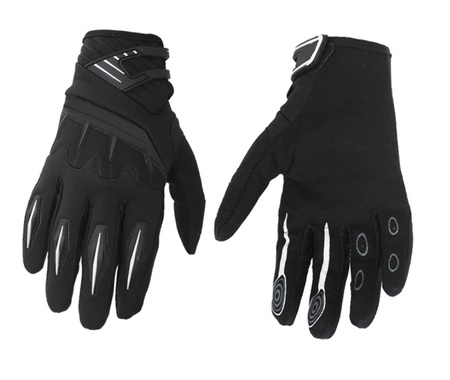 RĘKAWICE SKÓRZANO TEKSTYLNE LETNIE MODEL SPECTRUM ROZM L CZARNE