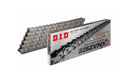 DID 525ZVMX2-116 ŁAŃCUCH (116 OGNIWA) X-RING (OTWARTY + ZAKUWKA)