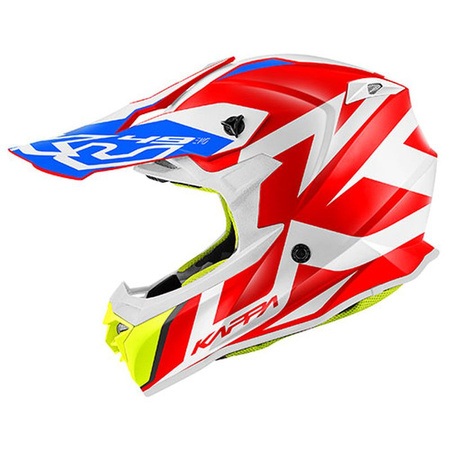 KAPPA KASK KV49 EVO GREAT CROSS KOLOR CZERWONY/BIAŁY ROZM. XL/61 ( HOMOLOGACJA ECE 22R06 ) - PROMOCJA - STD CENA 459,-