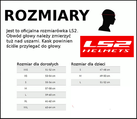 KASK CROSS OFFROAD LS2 PIONEER ADVENTURER CZERWONO-CZARNY ROZMIAR L